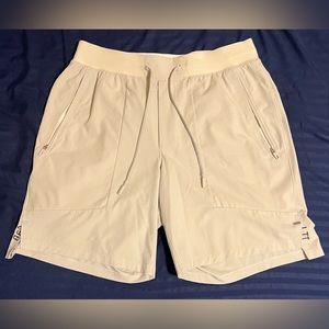 Lululemon White License to Train Shorts (M)